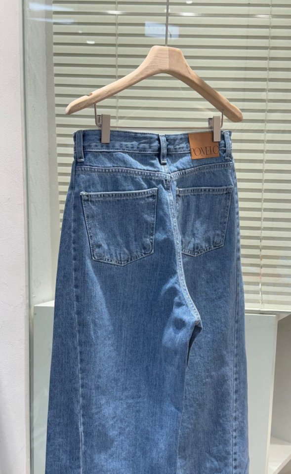 Pomelo - Korean Women Fashion - #momslook - Tapered Denim Pants - 11