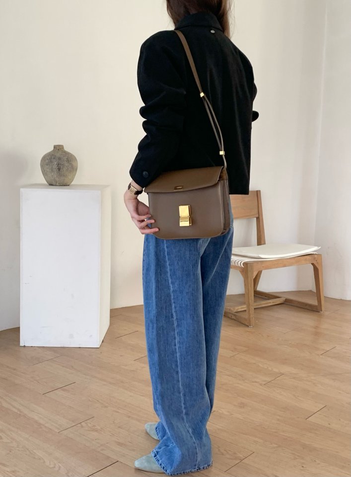 Pomelo - Korean Women Fashion - #momslook - Tapered Denim Pants - 9