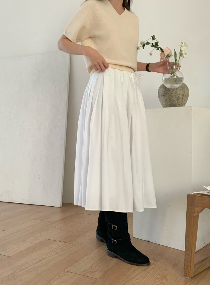 Pomelo - Korean Women Fashion - #momslook - Smooth Skirt - 7