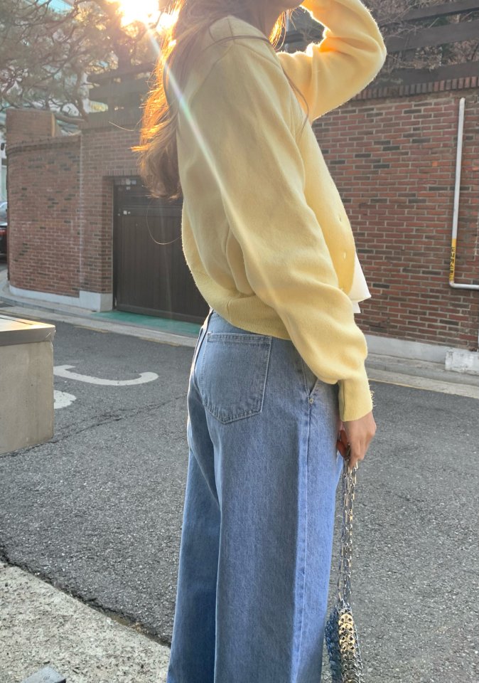 Pomelo - Korean Women Fashion - #pursuepretty - Pintuck Denim Pants - 9