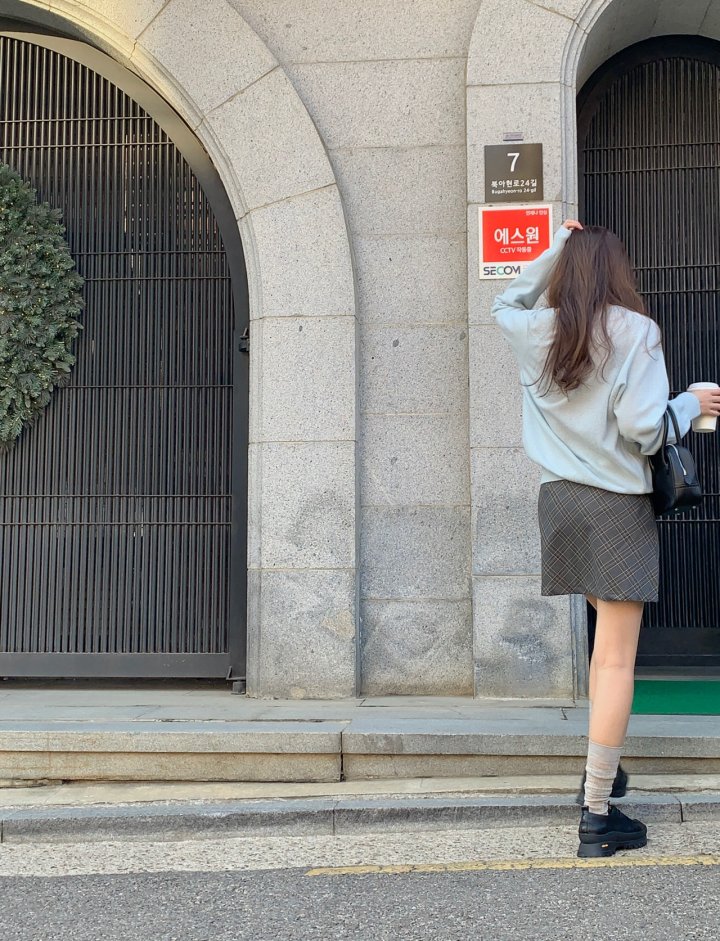 Pomelo - Korean Women Fashion - #shopsmall - London Check Skirt - 6