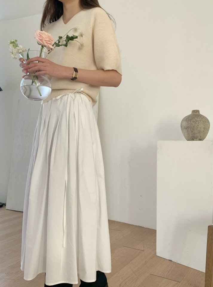 Pomelo - Korean Women Fashion - #thatsdarling - Smooth Skirt - 4