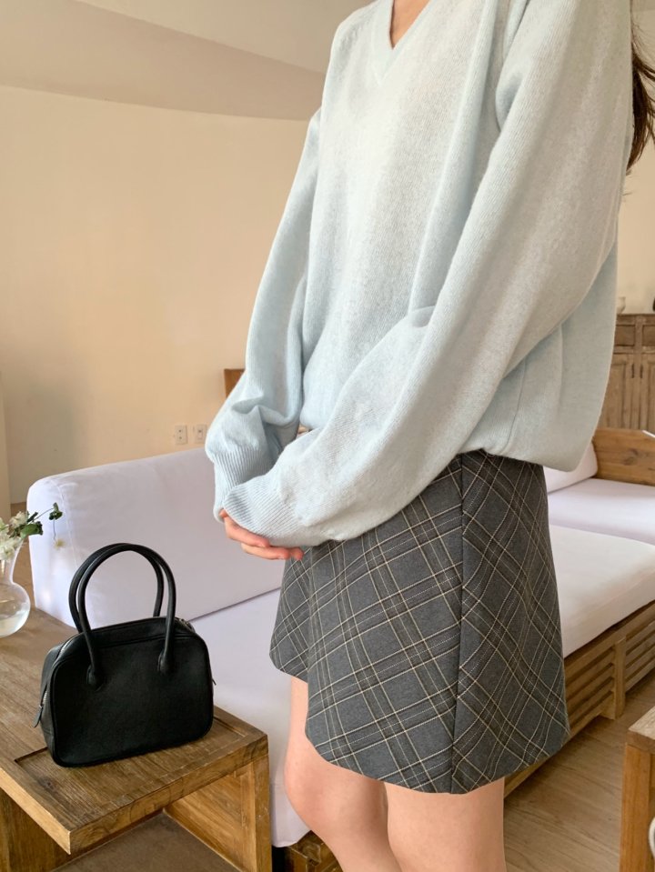 Pomelo - Korean Women Fashion - #vintageinspired - London Check Skirt