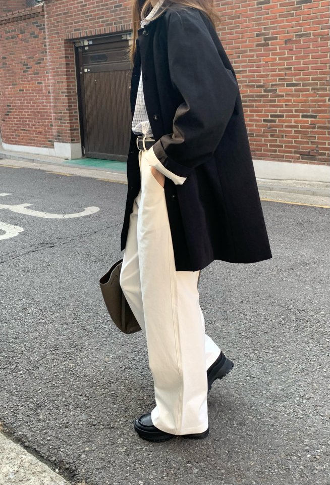 Pomelo - Korean Women Fashion - #womensfashion - Military Half Trench Coat - 8