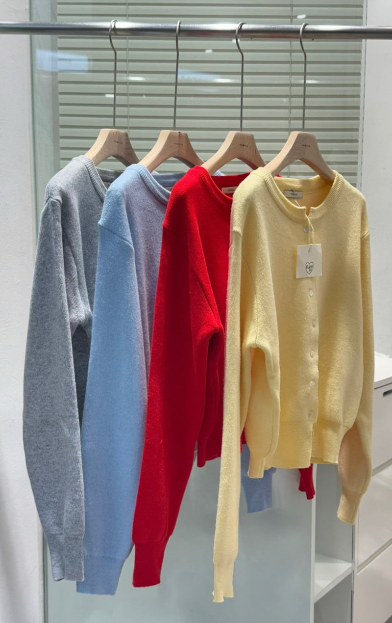 Pomelo - Korean Women Fashion - #womensfashion - Bagle Cardigan - 12