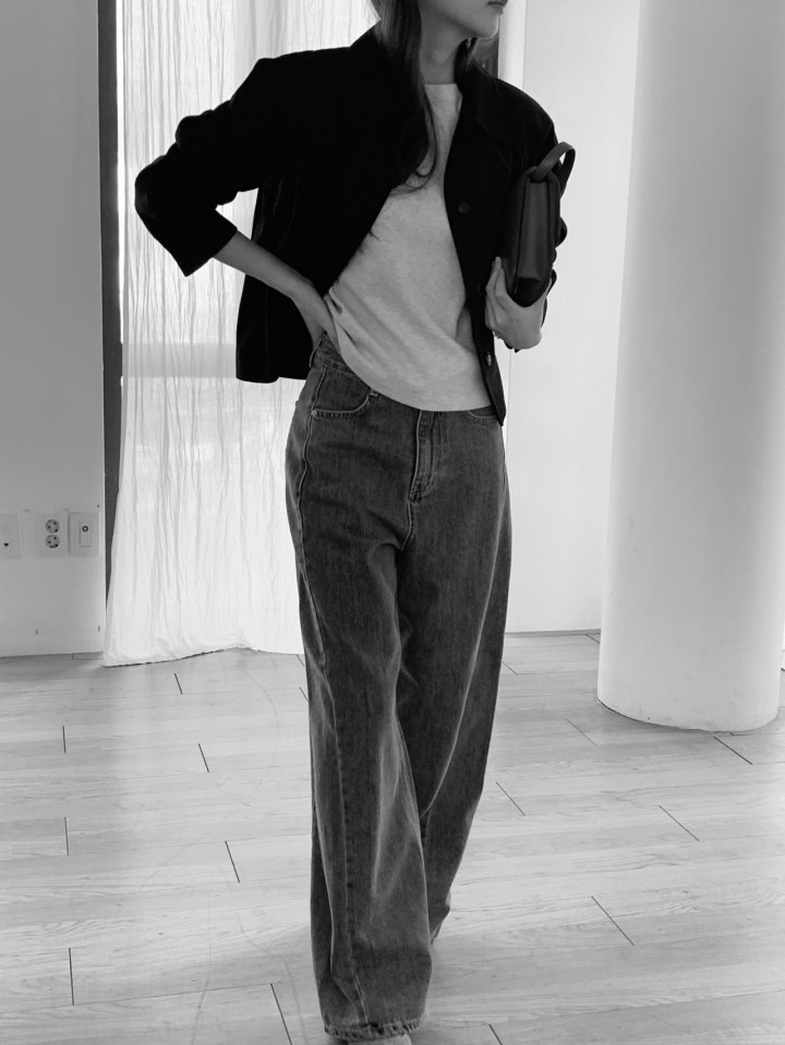 Pomelo - Korean Women Fashion - #womensfashion - Tapered Denim Pants - 10