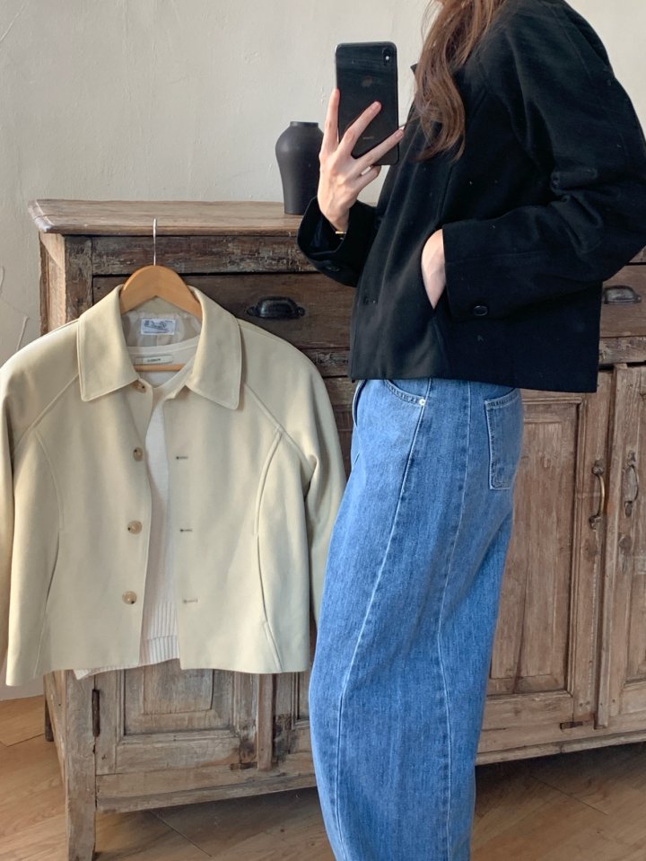 Pomelo - Korean Women Fashion - #womensfashion - Tapered Denim Pants - 8