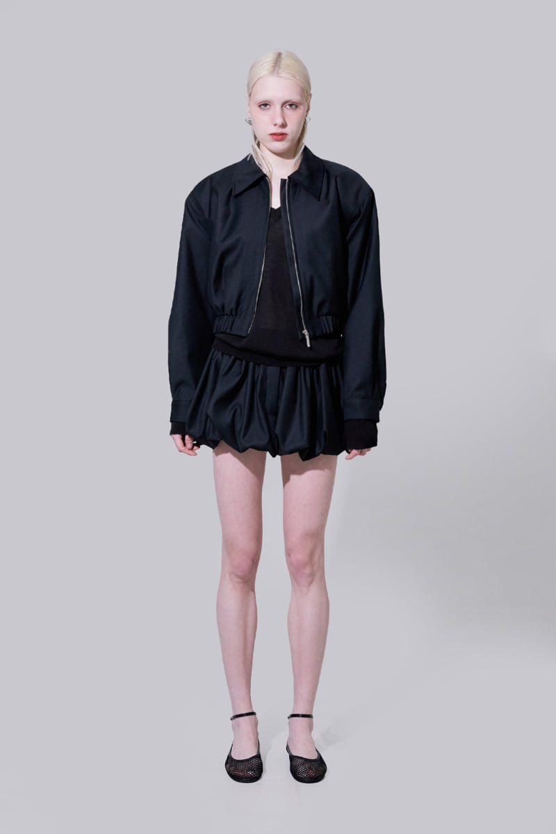 Project Wave - Korean Women Fashion - #momslook - Rena Blue Bell Short Jumper
