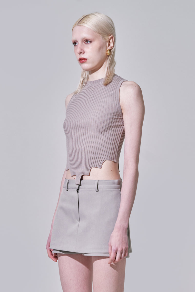 Project Wave - Korean Women Fashion - #momslook - Body Spandex Skirt Pants - 7