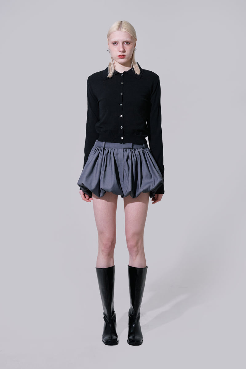 Project Wave - Korean Women Fashion - #momslook - Collar Button Cardigan