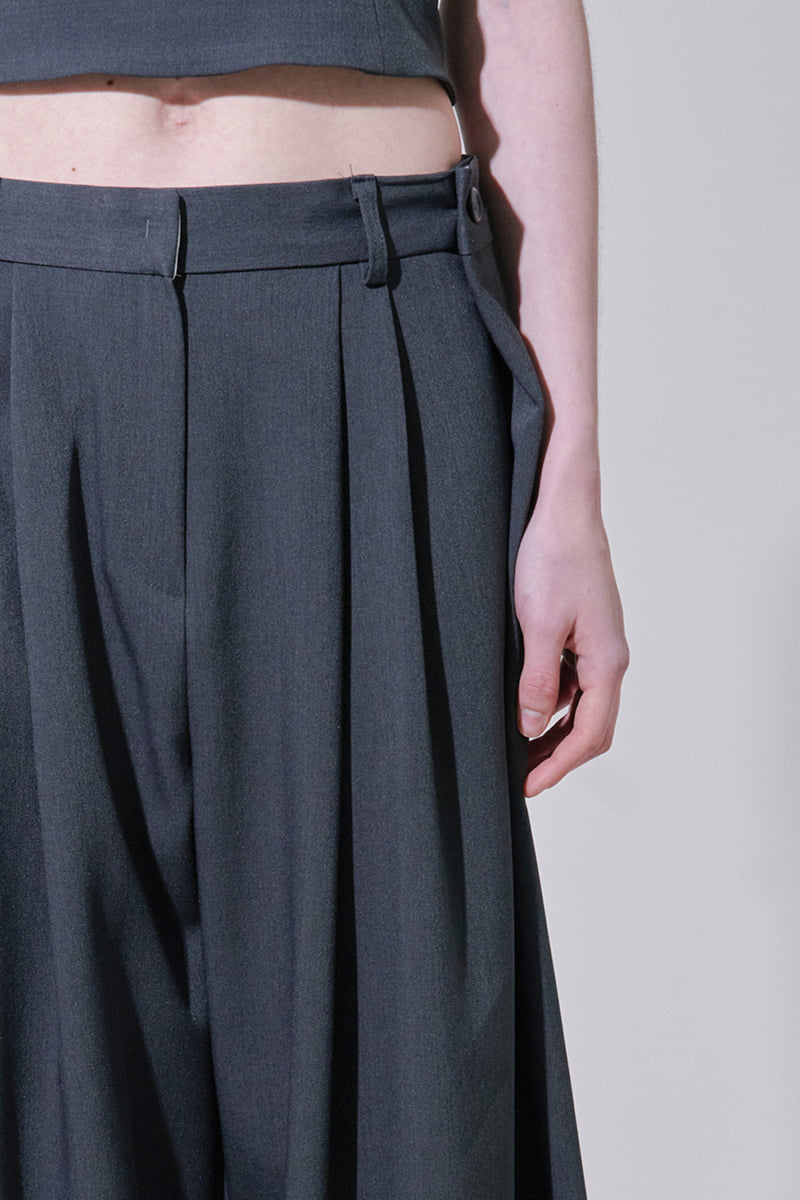 Project Wave - Korean Women Fashion - #vintagekidsstyle - Astuck Side Button Pants - 4