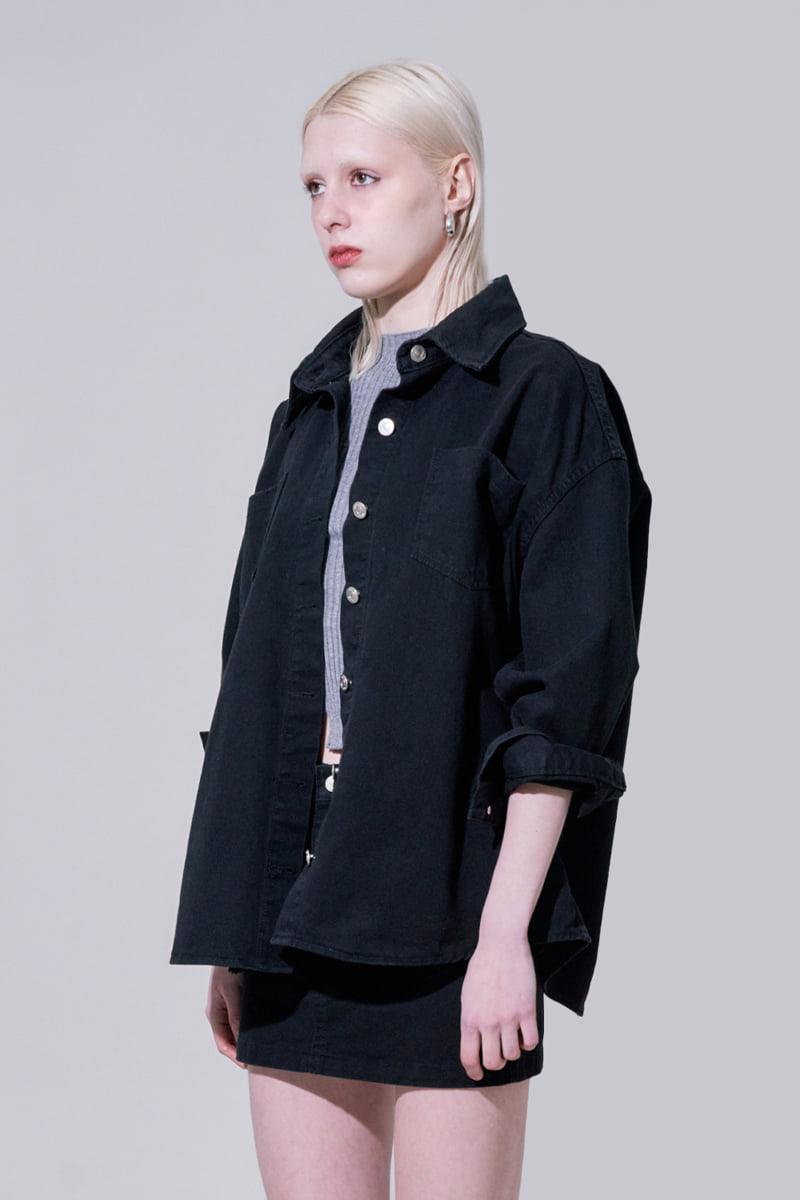 Project Wave - Korean Women Fashion - #shopsmall - Stone Washed Denim Skirt - 3