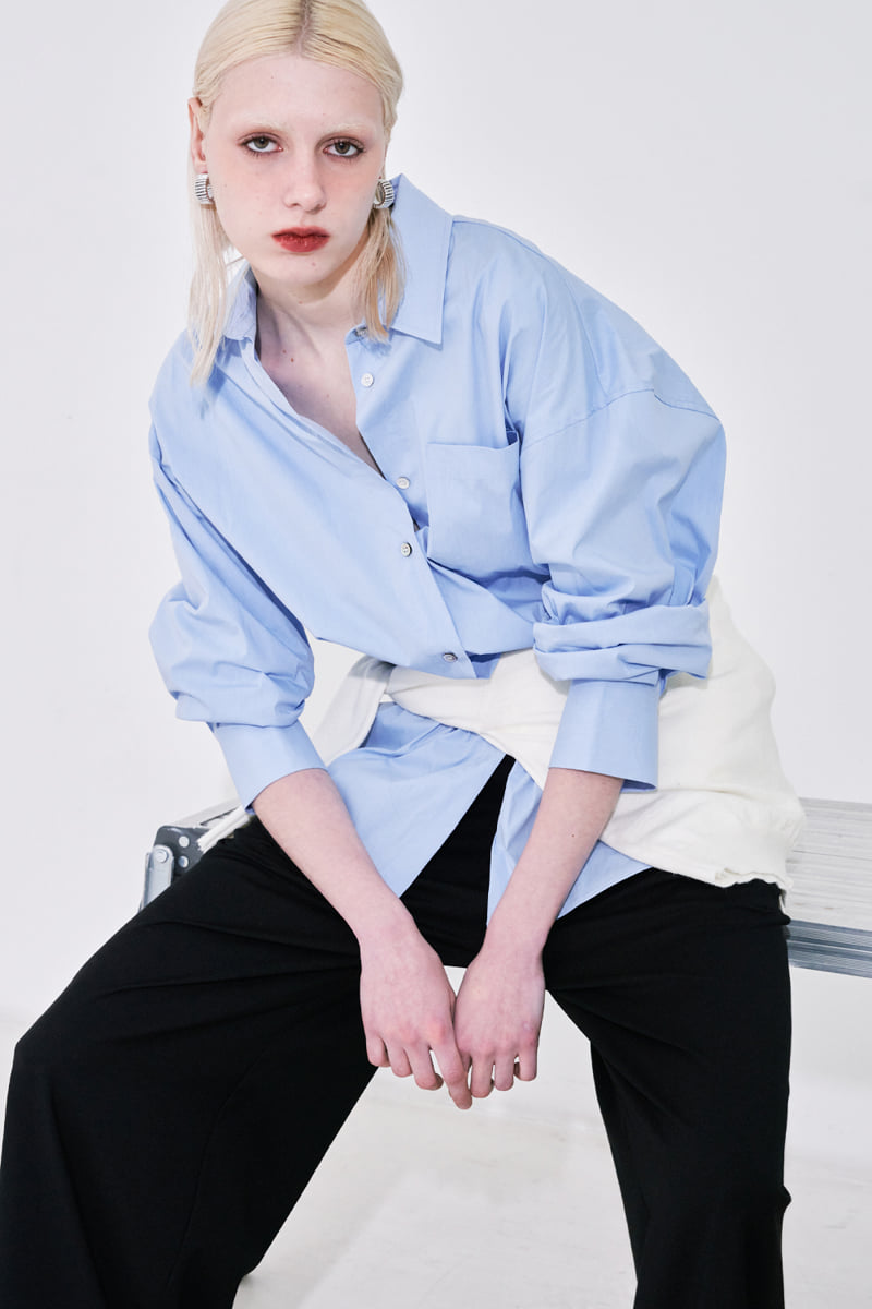 Project Wave - Korean Women Fashion - #thatsdarling - Bio Washed Boyfriend Shirts - 7