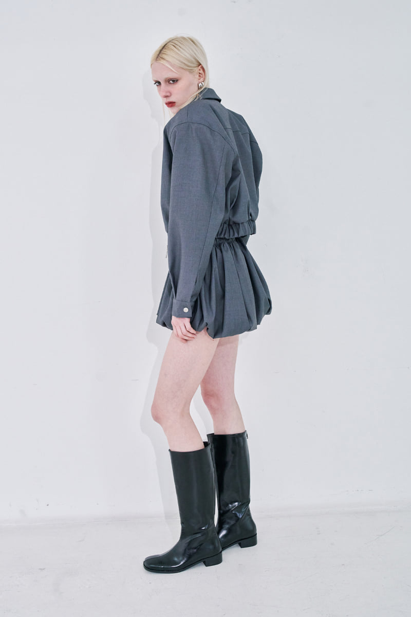 Project Wave - Korean Women Fashion - #thelittlethings - Rena Blue Bell Short Jumper - 11
