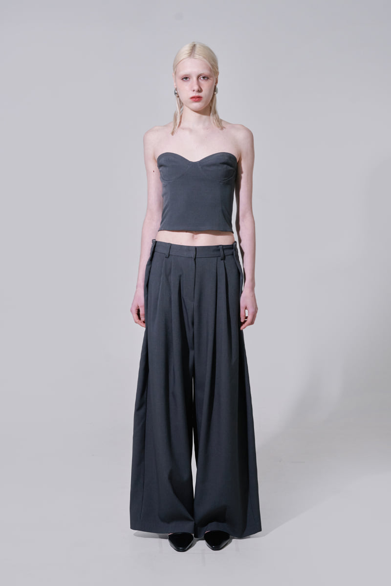 Project Wave - Korean Women Fashion - #thelittlethings - Back Smocked Spandex Bustier