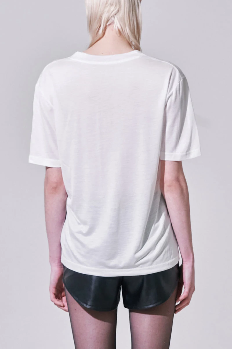 Project Wave - Korean Women Fashion - #vintageinspired - Silky V-neck Half Sleeve Top - 6