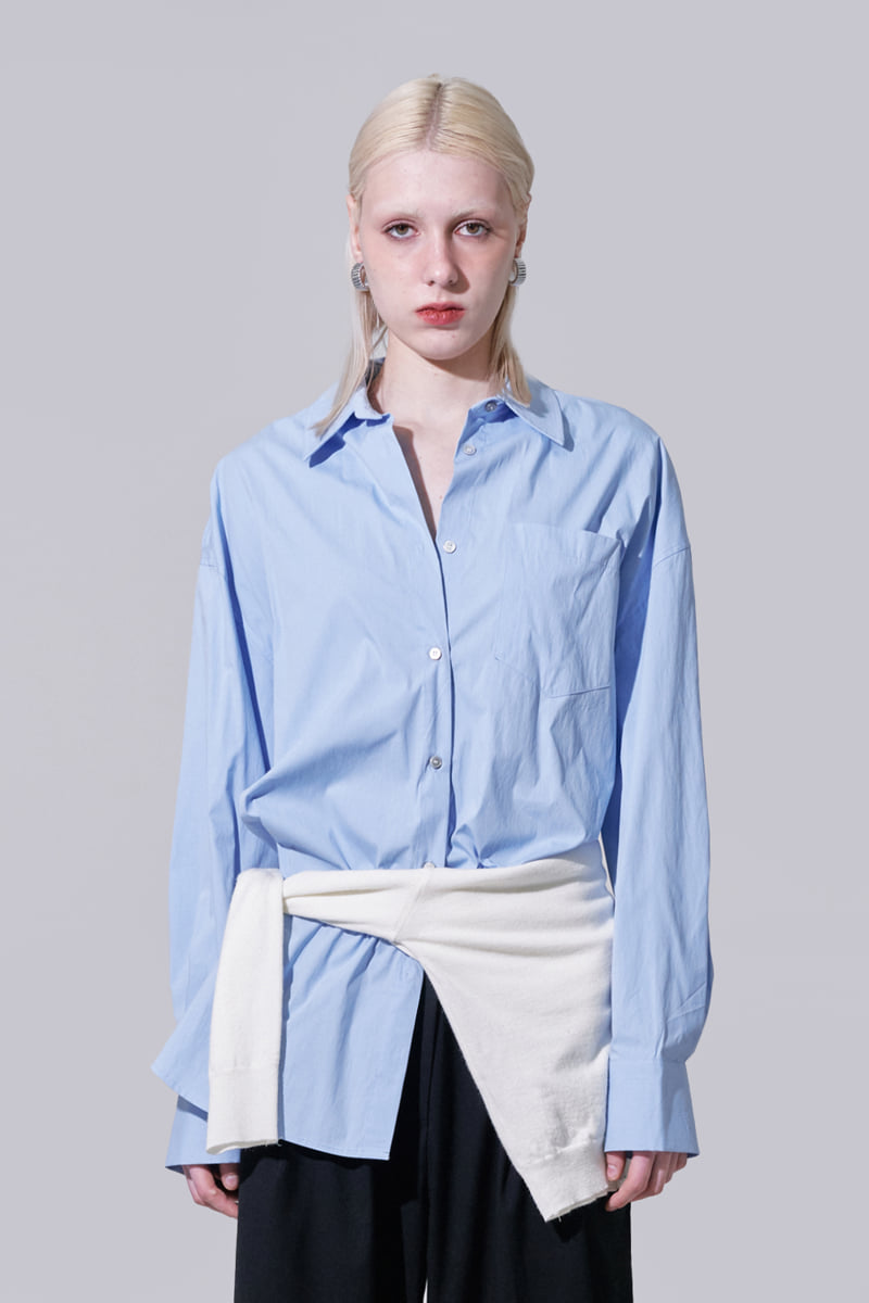 Project Wave - Korean Women Fashion - #vintagekidsstyle - Bio Washed Boyfriend Shirts - 2