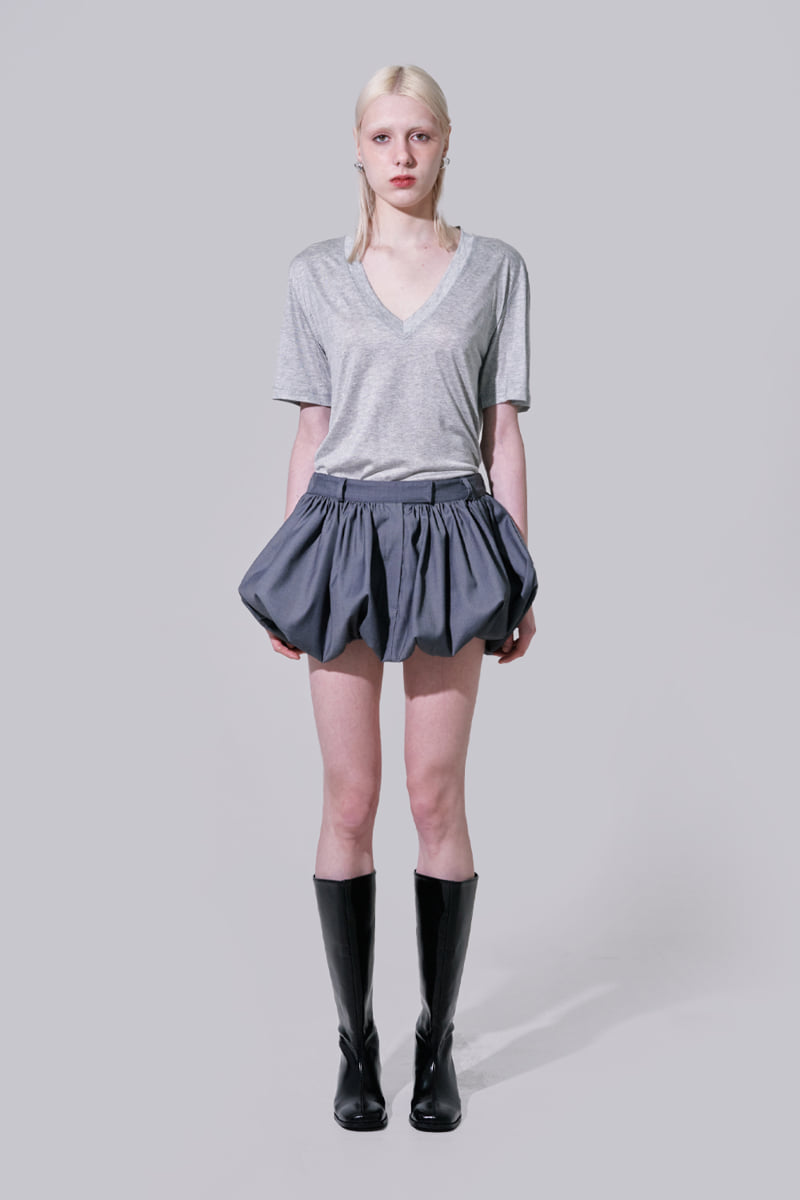 Project Wave - Korean Women Fashion - #womensfashion - Silky V-neck Half Sleeve Top