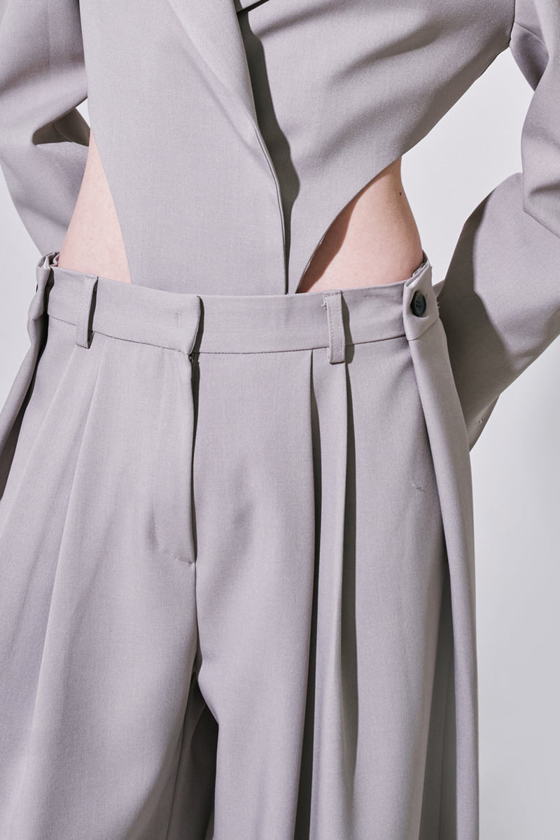 Project Wave - Korean Women Fashion - #womensfashion - Astuck Side Button Pants - 11