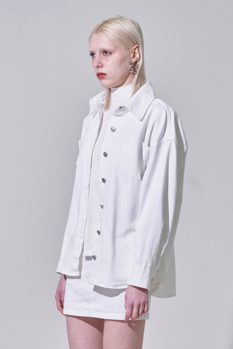 Project Wave - Korean Women Fashion - #womensfashion - Stone Washed Denim Skirt - 7
