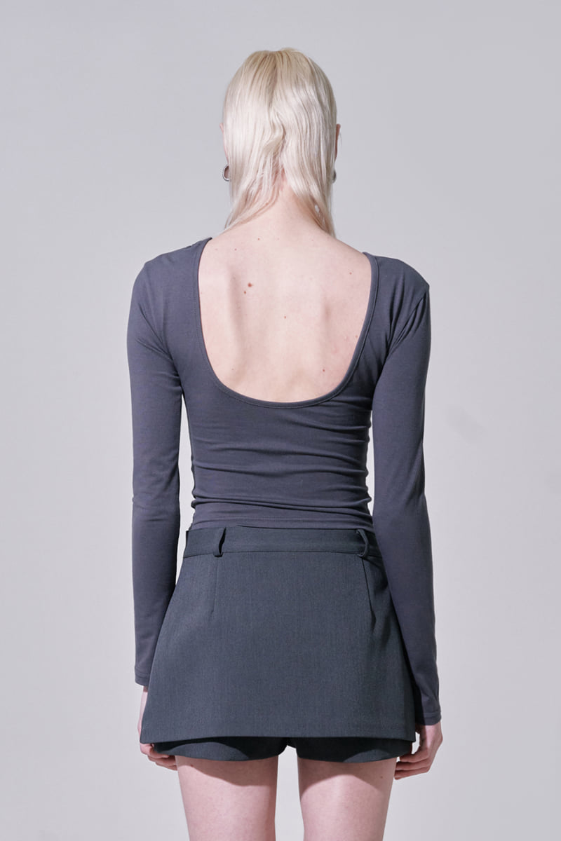 Project Wave - Korean Women Fashion - #momslook - Body Spandex Skirt Pants - 4