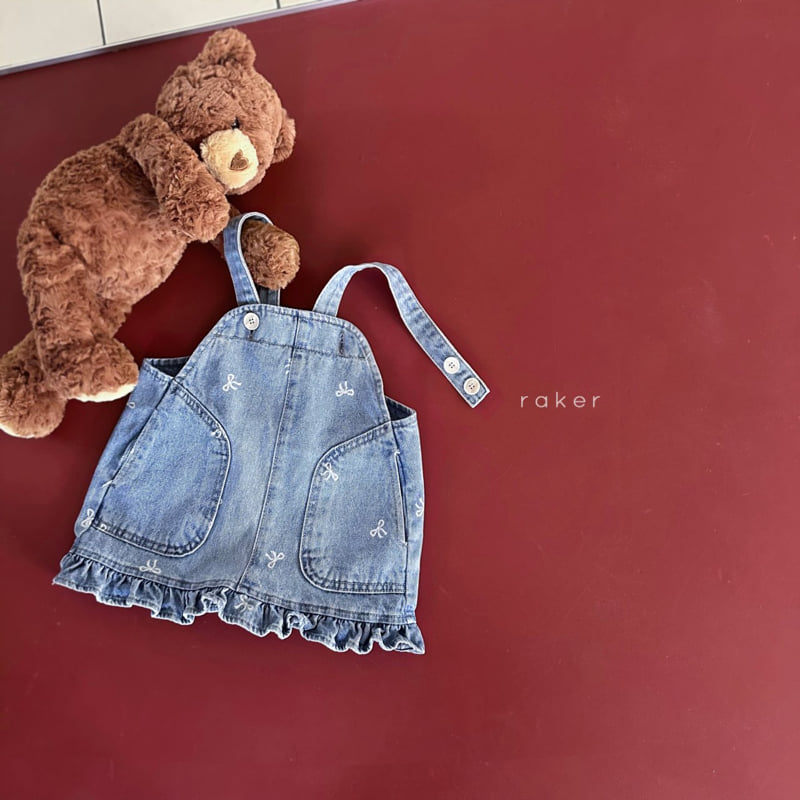 Raker - Korean Children Fashion - #Kfashion4kids - Coco Blue Jumper Skirt