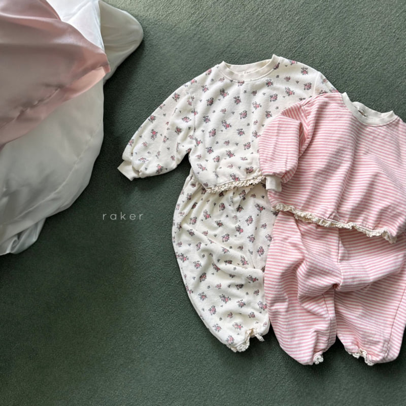 Raker - Korean Children Fashion - #childofig - Charlotte Lace Top Bottom Set