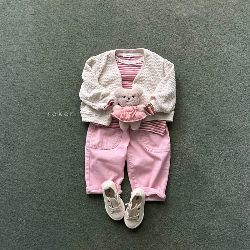 Raker - Korean Children Fashion - #designkidswear - Bichon Pigment Cotton Pants - 5