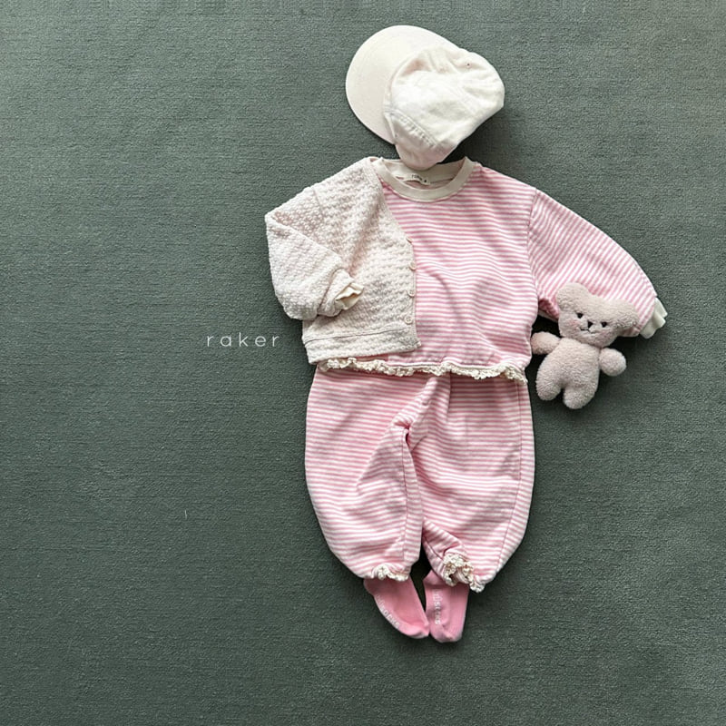 Raker - Korean Children Fashion - #designkidswear - Charlotte Lace Top Bottom Set - 3