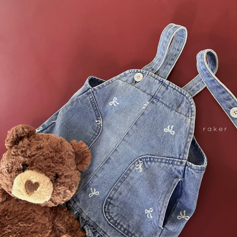 Raker - Korean Children Fashion - #littlefashionista - Coco Blue Jumper Skirt - 2