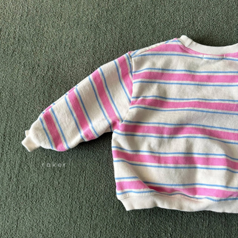 Raker - Korean Children Fashion - #minifashionista - Three Color Stripe Sweatshirts - 3