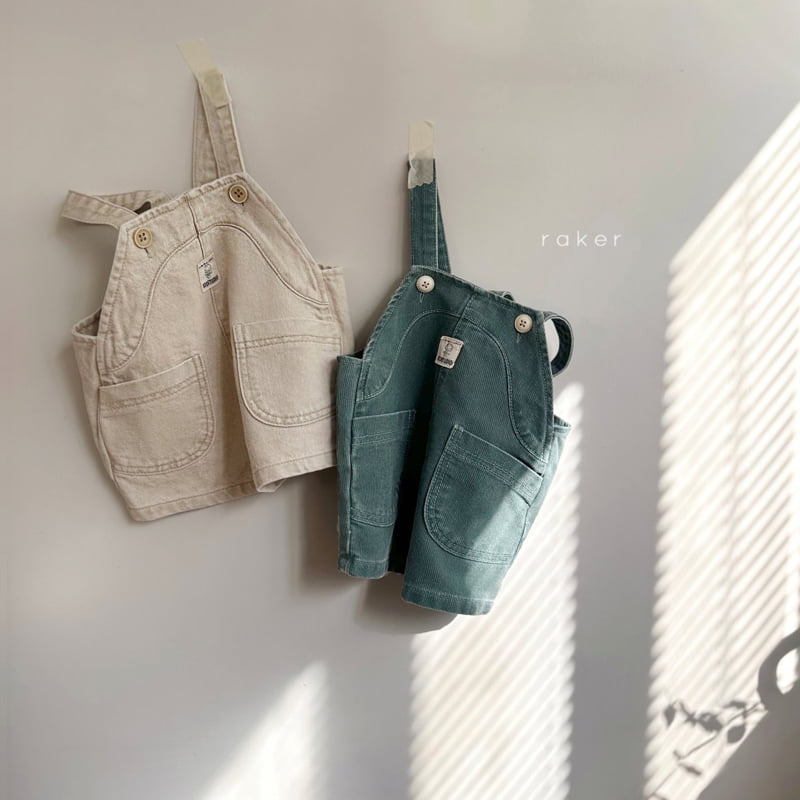 Raker - Korean Children Fashion - #minifashionista - Luca Pigment Short Overalls