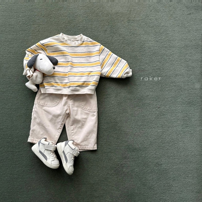 Raker - Korean Children Fashion - #minifashionista - Three Color Stripe Sweatshirts - 4