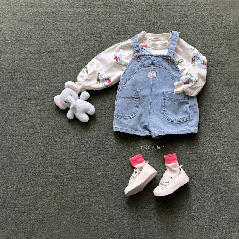 Raker - Korean Children Fashion - #minifashionista - Luca Short Overalls - 4