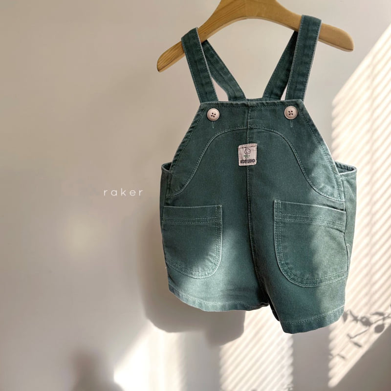 Raker - Korean Children Fashion - #prettylittlegirls - Luca Pigment Short Overalls - 2