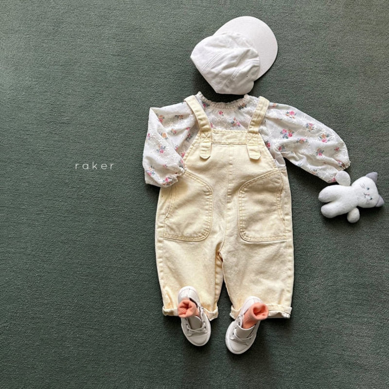 Raker - Korean Children Fashion - #todddlerfashion - Robin Overalls - 4