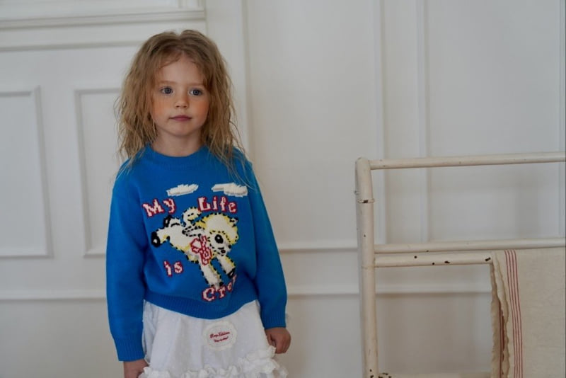 Ramijini - Korean Children Fashion - #childofig - Farm Knit Pullover - 7