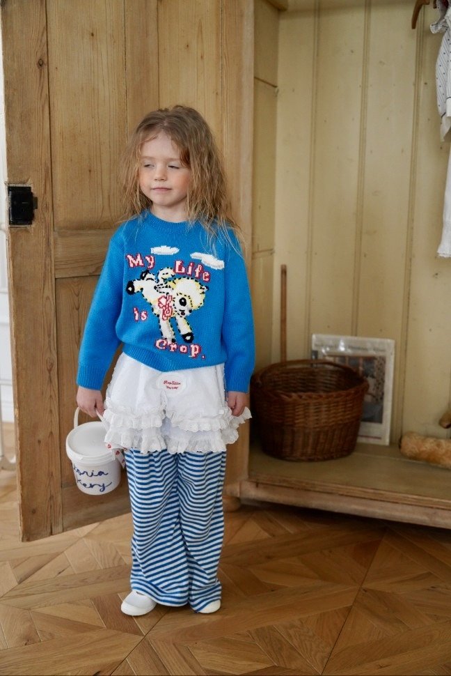 Ramijini - Korean Children Fashion - #childrensboutique - Farm Knit Pullover - 9