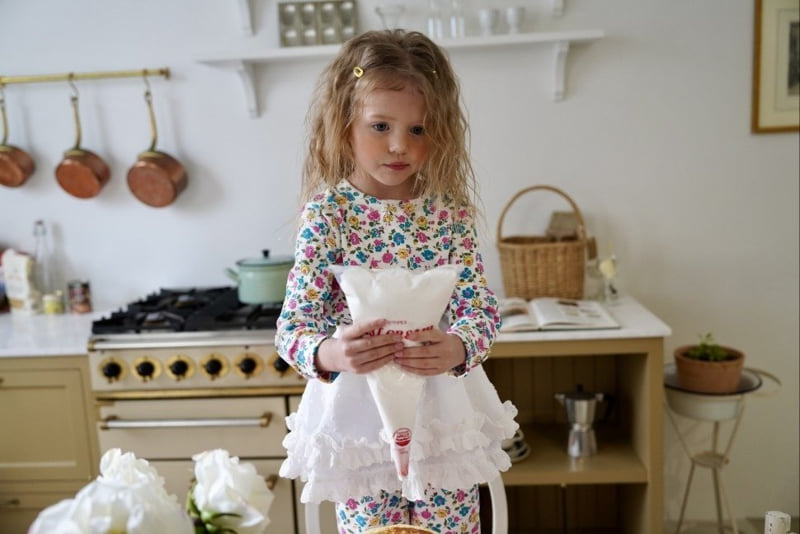 Ramijini - Korean Children Fashion - #magicofchildhood - Momo Apron - 6