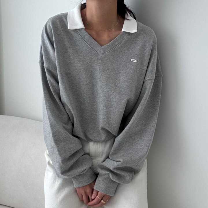 Ripple - Korean Women Fashion - #restrostyle - Lart Sweatshirts - 3