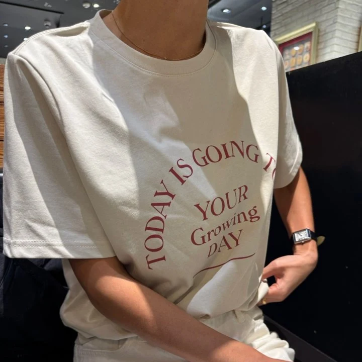 Ripple - Korean Women Fashion - #romanticstyle - Today Tee - 2