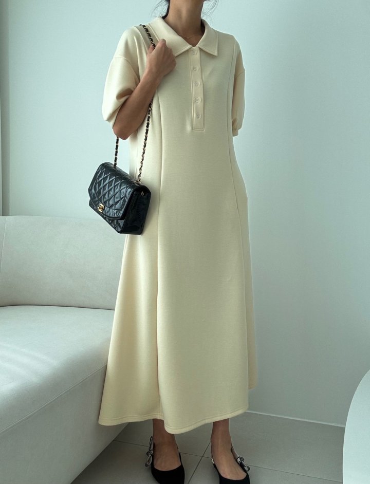 Ripple - Korean Women Fashion - #womensfashion - BP Collar One-piece