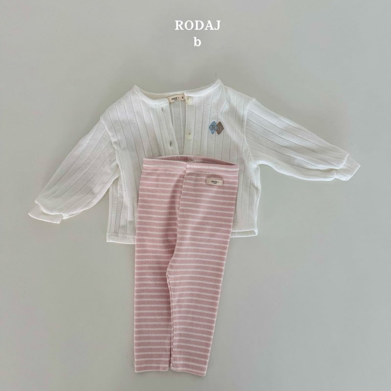 Roda J - Korean Baby Fashion - #babyboutique - Bebe Stripe Leggings - 6
