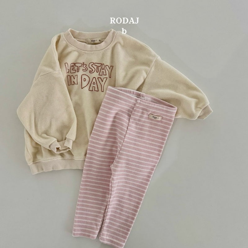 Roda J - Korean Baby Fashion - #babyclothing - Bebe Stripe Leggings - 8