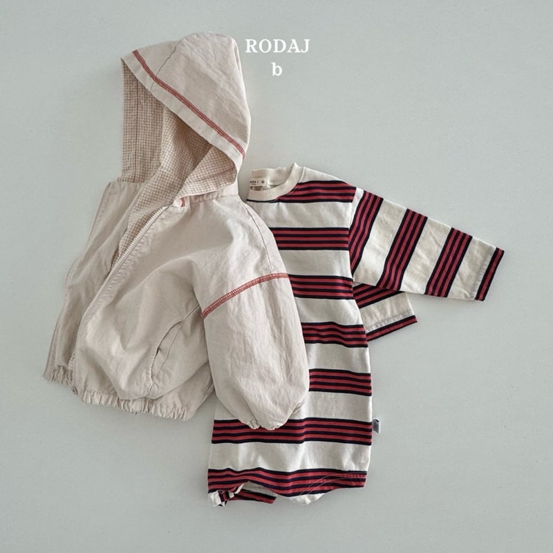 Roda J - Korean Baby Fashion - #babyclothing - Block Stripe Bodysuit - 7