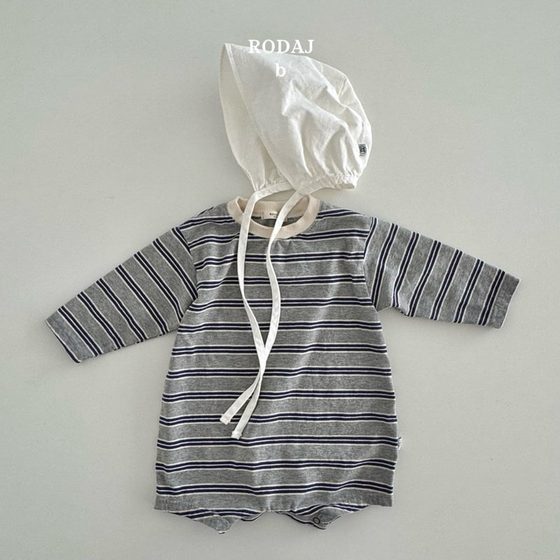 Roda J - Korean Baby Fashion - #babyfever - Block Stripe Bodysuit - 9
