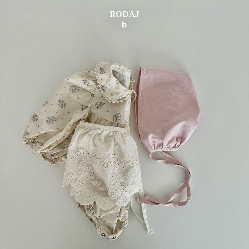 Roda J - Korean Baby Fashion - #babyfever - Floral Bodysuit - 4