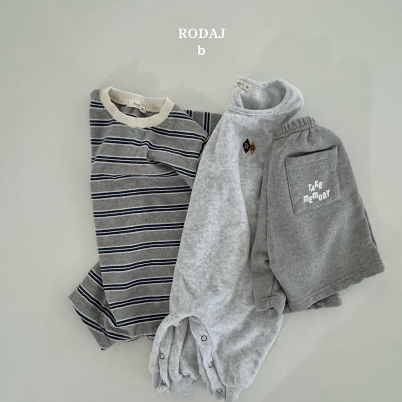 Roda J - Korean Baby Fashion - #babygirlfashion - Block Stripe Bodysuit - 10