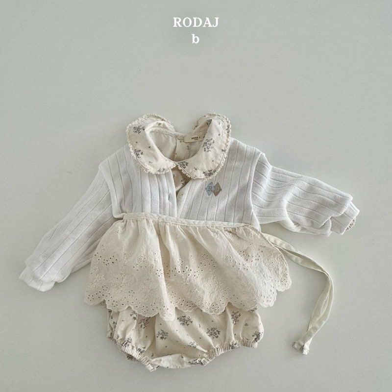 Roda J - Korean Baby Fashion - #babylifestyle - Floral Bodysuit - 5