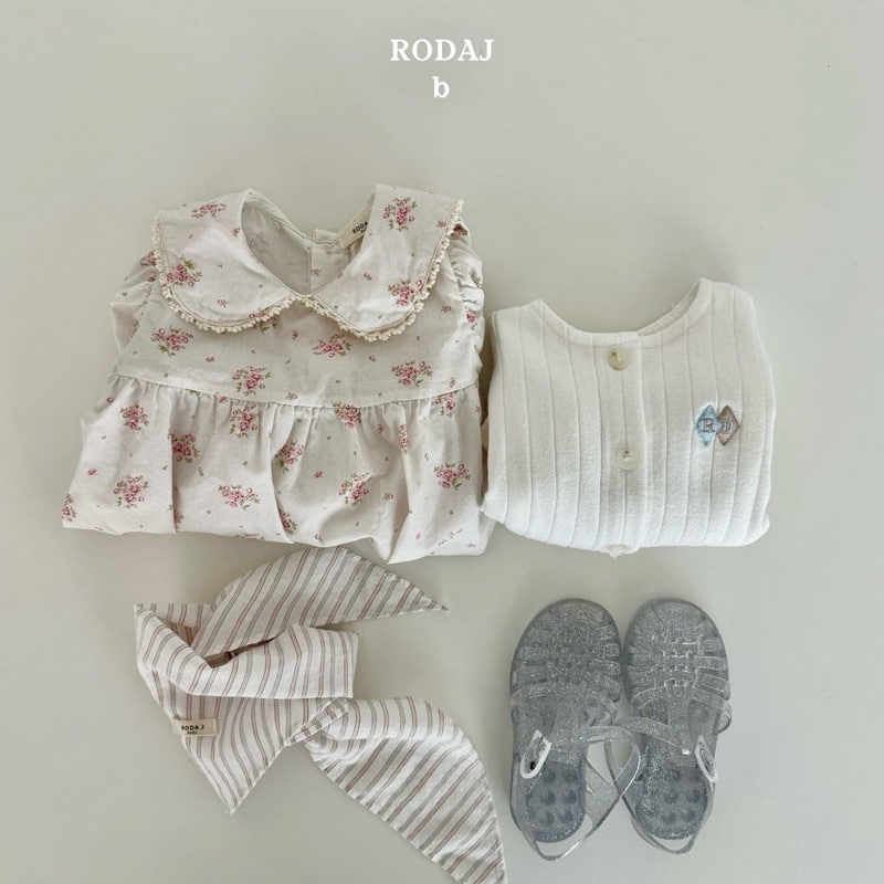 Roda J - Korean Baby Fashion - #babyoutfit - Floral Bodysuit - 8